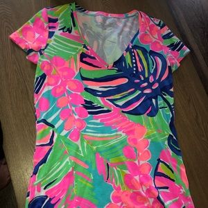 Lilly Pulitzer Patterned V-Neck